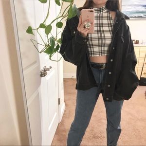 vintage faded glory oversized jean jacket